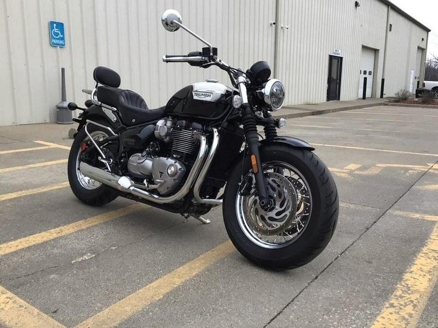 2018 Triumph Bonneville Speedmaster Fusion White and Phantom Black