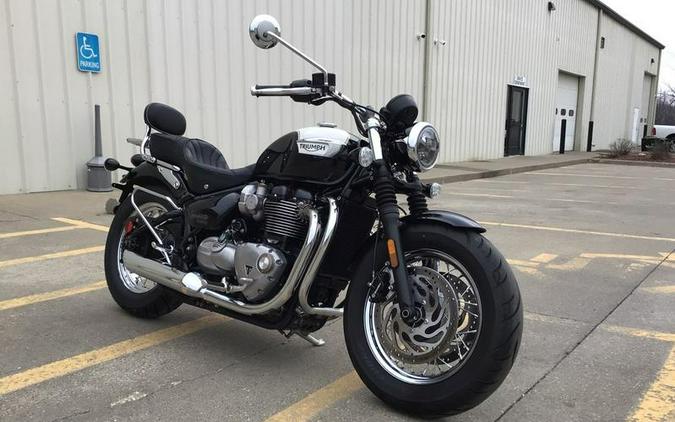 2018 Triumph Bonneville Speedmaster Fusion White and Phantom Black