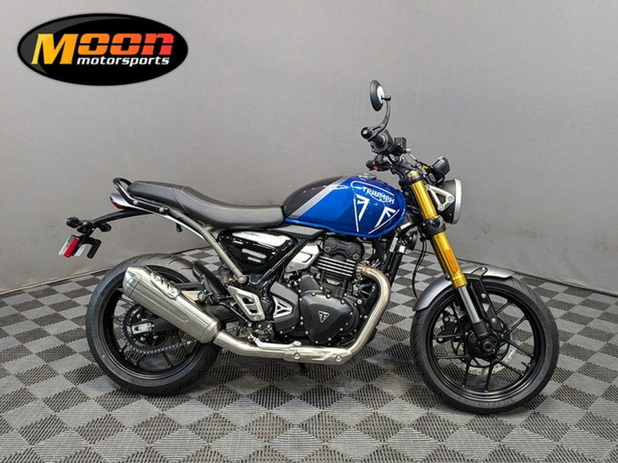 2024 Triumph Speed 400 Caspian Blue Storm Grey