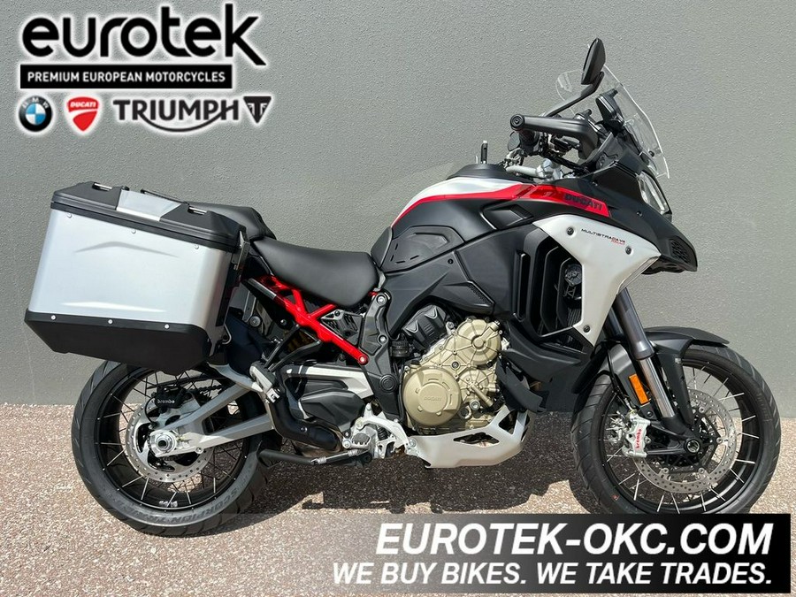 2023 Ducati Multistrada V4 Rally Brushed Aluminum & Matte Black