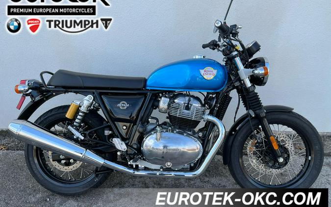 2023 Royal Enfield INT650 Ventura Blue