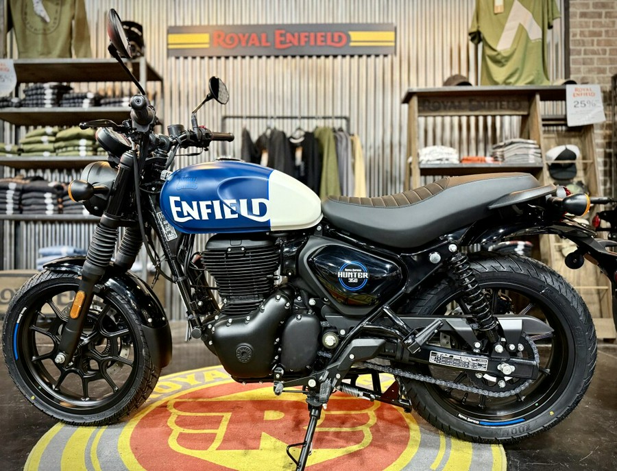 2024 Royal Enfield Hunter 350 Rebel Blue