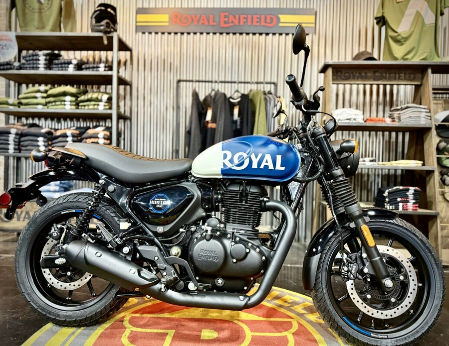 2024 Royal Enfield Hunter 350 Rebel Blue