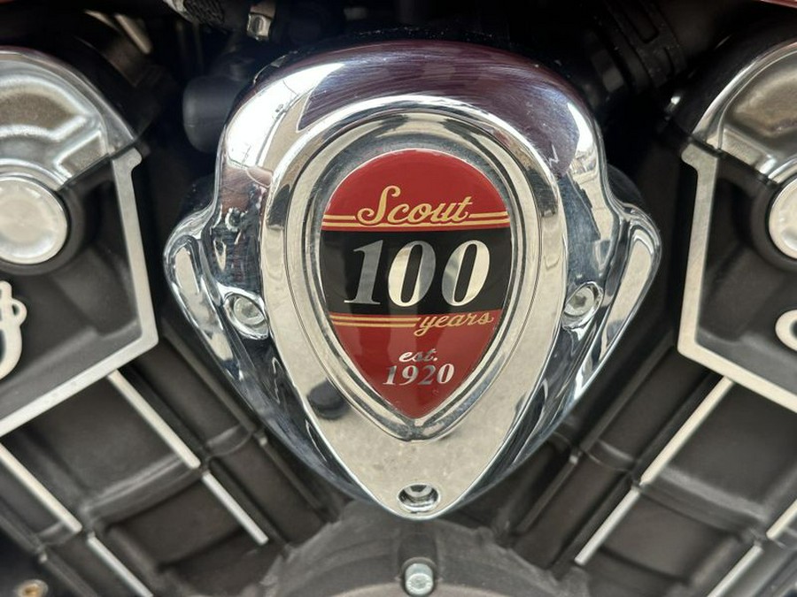Used 2020 Indian Motorcycle Scout 100th Anniversary Edition