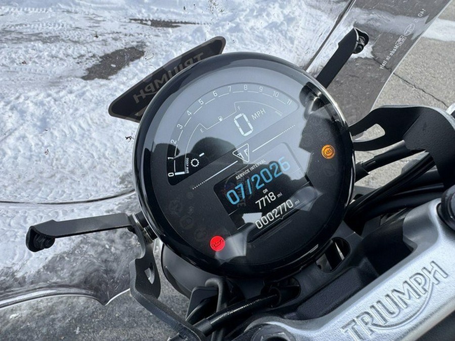 2025 Triumph Trident 660 Diablo RedSapphire Black