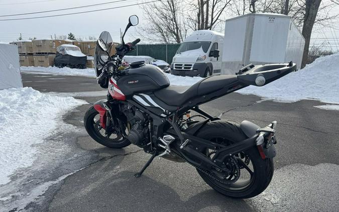 2025 Triumph Trident 660 Diablo RedSapphire Black