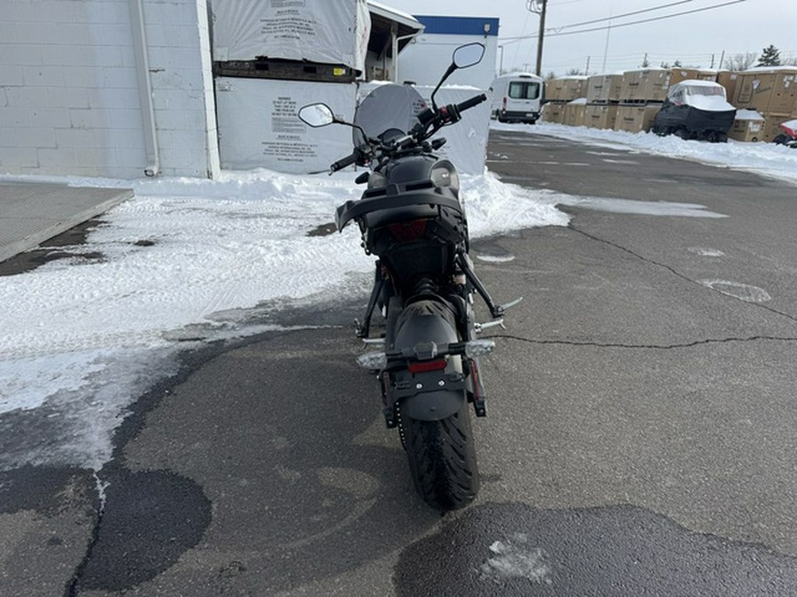 2025 Triumph Trident 660 Diablo RedSapphire Black