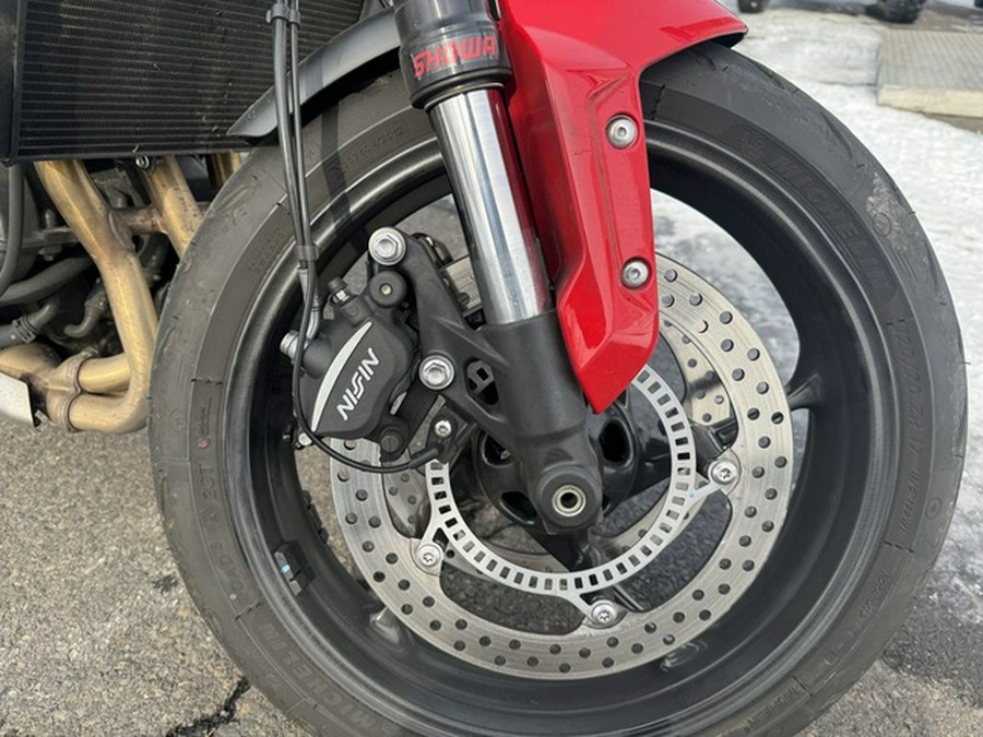 2025 Triumph Trident 660 Diablo RedSapphire Black