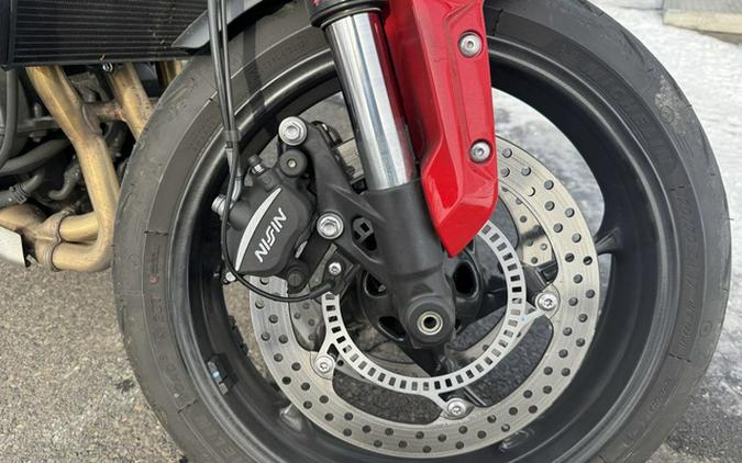 2025 Triumph Trident 660 Diablo RedSapphire Black