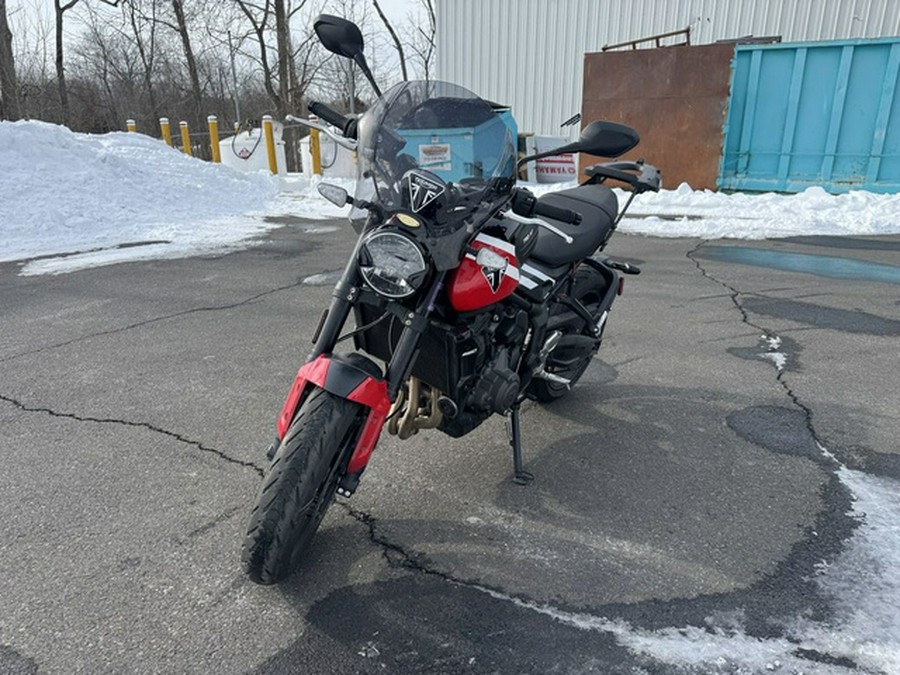 2025 Triumph Trident 660 Diablo RedSapphire Black