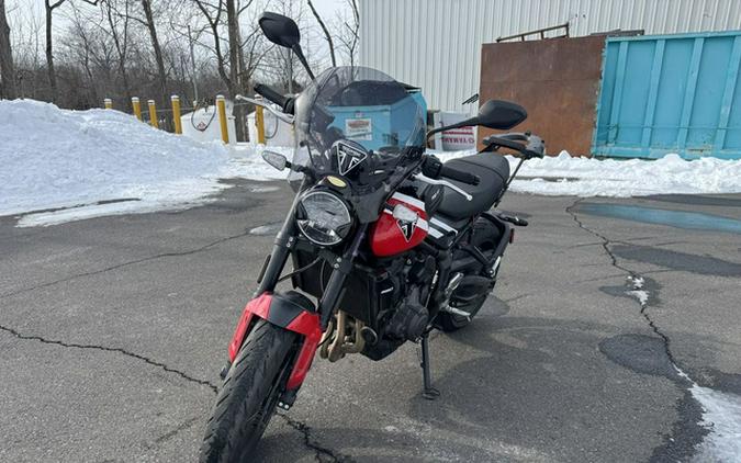 2025 Triumph Trident 660 Diablo RedSapphire Black