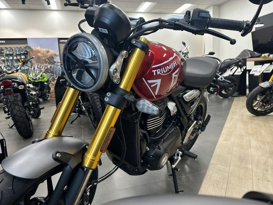 2025 Triumph Speed 400 Carnival Red / Storm Grey