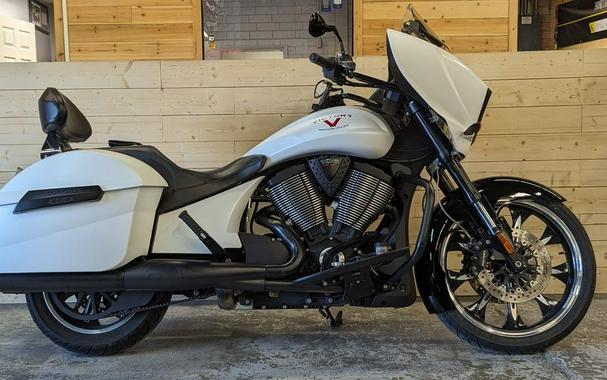 2016 Victory Motorcycles® Cross Country® Suede Pearl White