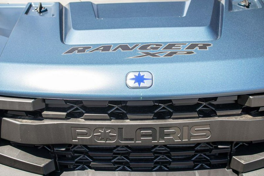 New 2025 POLARIS RANGER CREW XP 1000 PREMIUM BLUE SLATE METALLIC SMOKE