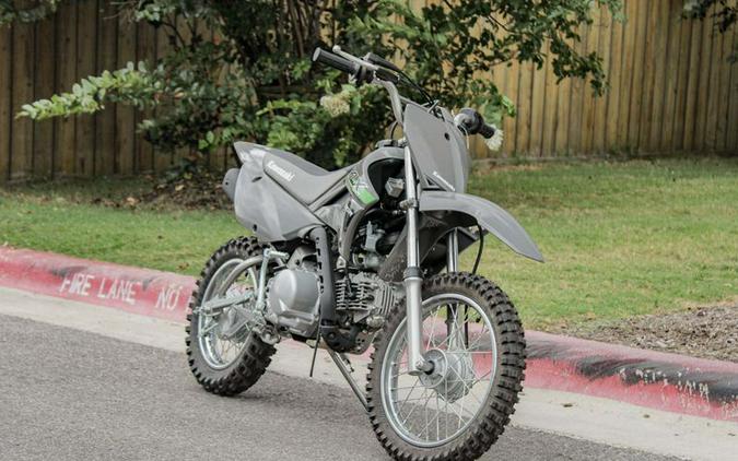 New 2024 KAWASAKI KLX110R BATTLE GRAY