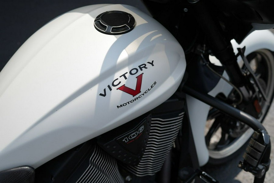 2016 Victory Motorcycles Cross Country Suede Pearl White