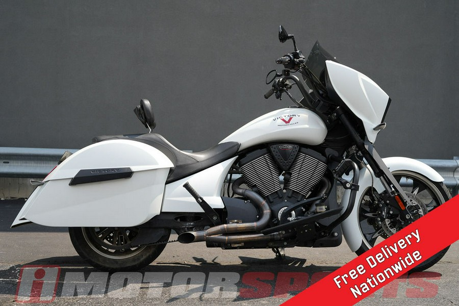 2016 Victory Motorcycles Cross Country Suede Pearl White