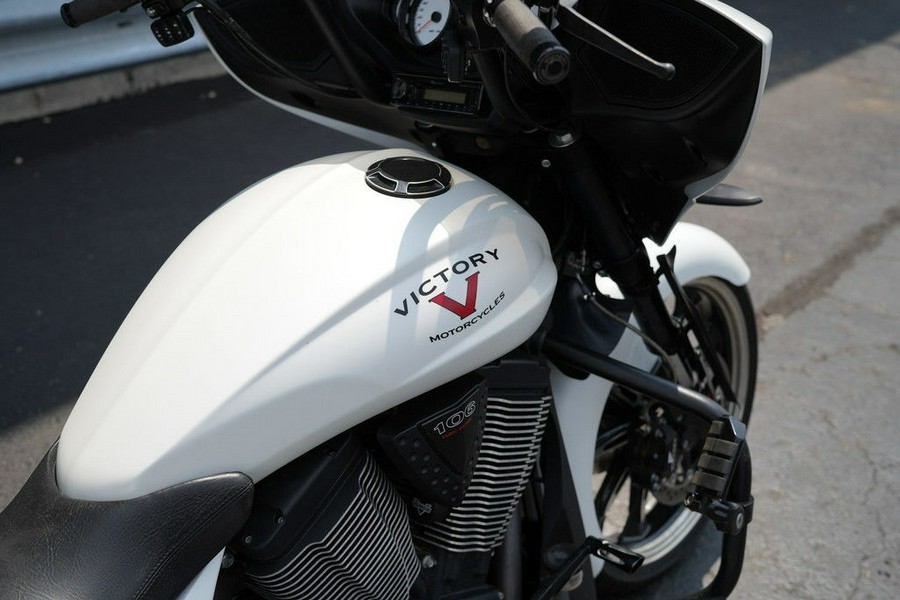 2016 Victory Motorcycles Cross Country Suede Pearl White