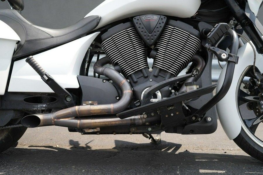 2016 Victory Motorcycles Cross Country Suede Pearl White