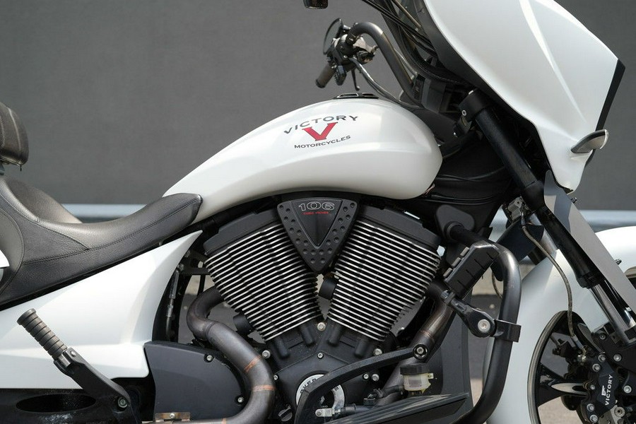 2016 Victory Motorcycles Cross Country Suede Pearl White