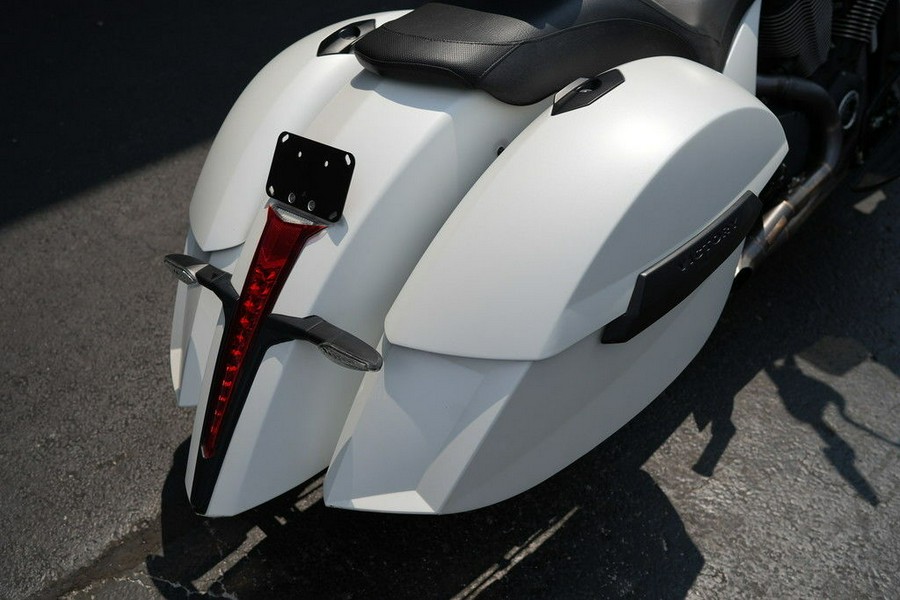2016 Victory Motorcycles Cross Country Suede Pearl White
