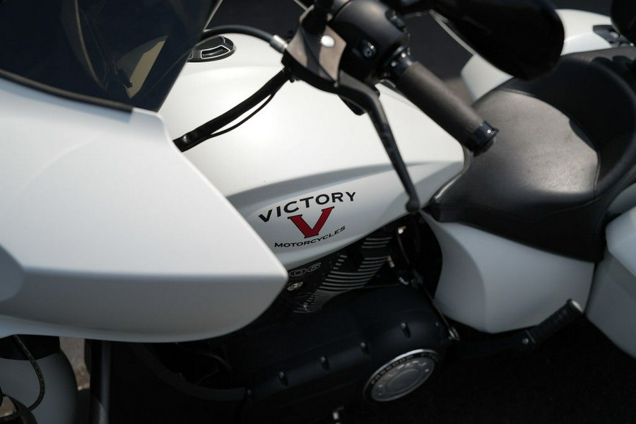 2016 Victory Motorcycles Cross Country Suede Pearl White