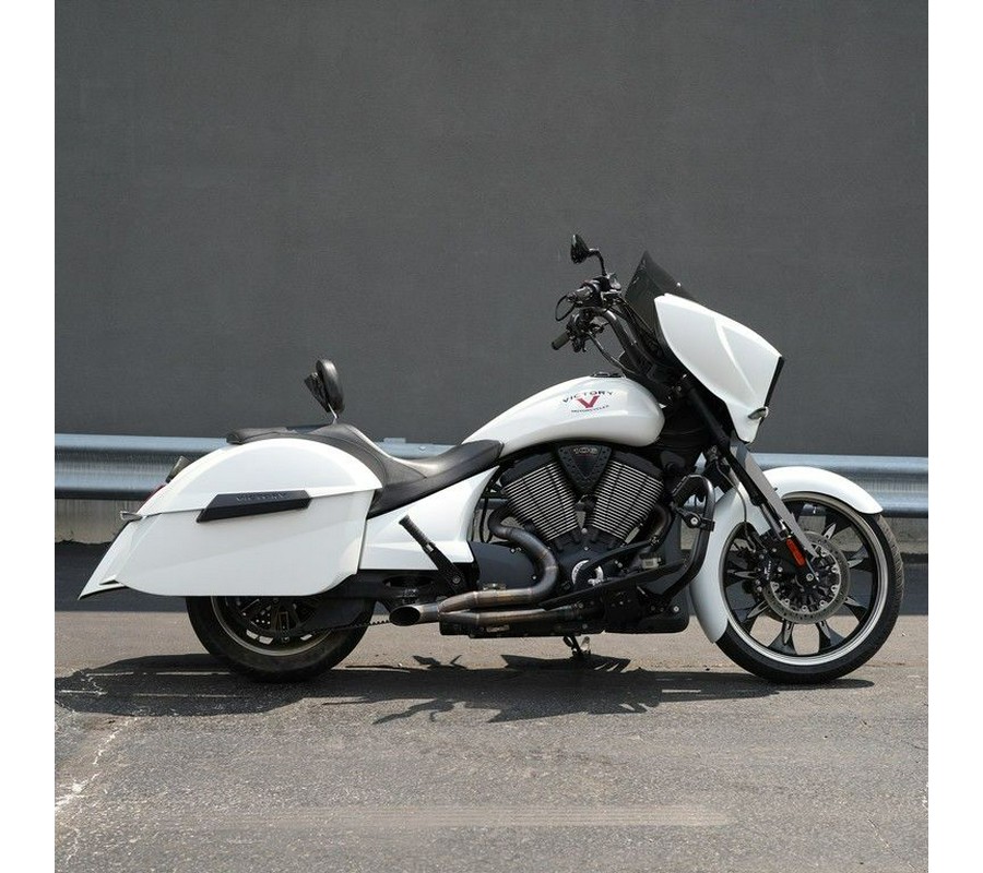 2016 Victory Motorcycles Cross Country Suede Pearl White