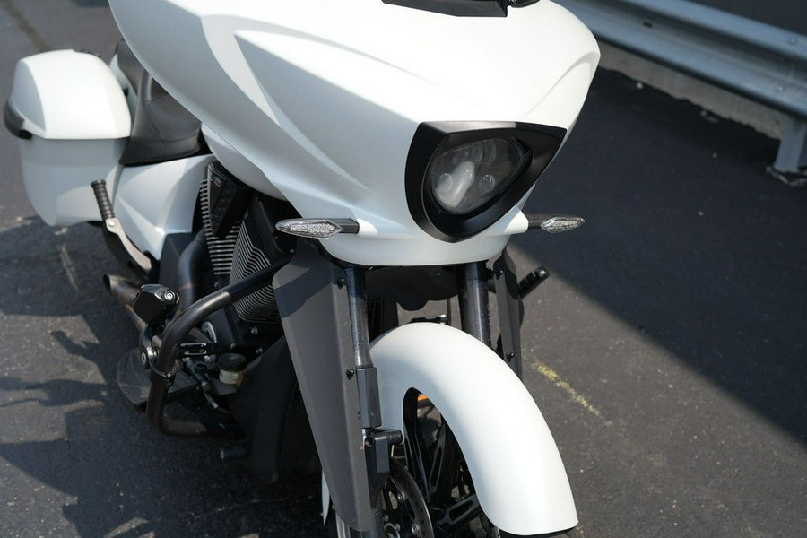 2016 Victory Motorcycles Cross Country Suede Pearl White