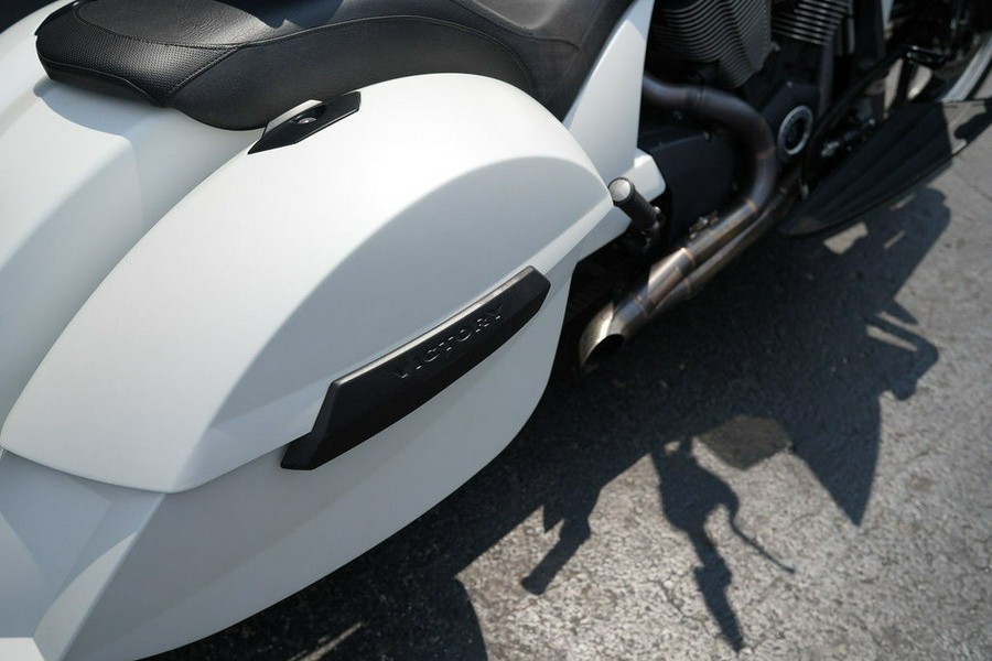 2016 Victory Motorcycles Cross Country Suede Pearl White