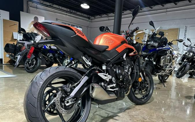 2025 Triumph Street Triple 765 R Matte Baja Orange R