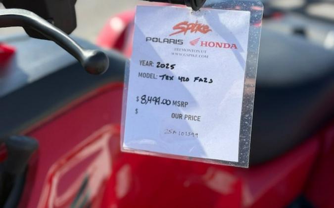 2025 Honda FourTrax Rancher 4X4 Automatic DCT EPS