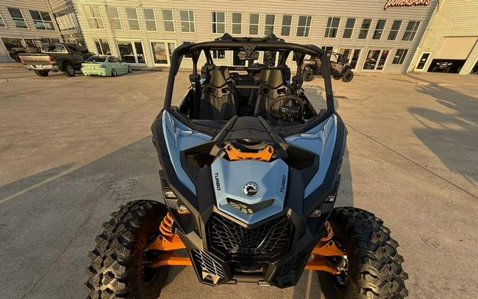 2026 Can-Am® Maverick X3 MAX RS Turbo Scandi Blue & Orange Crush