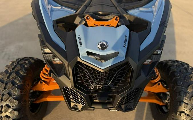 2026 Can-Am® Maverick X3 MAX RS Turbo Scandi Blue & Orange Crush