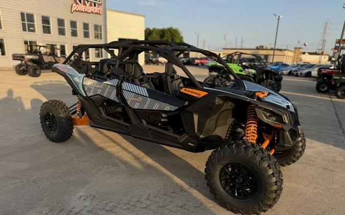 2026 Can-Am® Maverick X3 MAX RS Turbo Scandi Blue & Orange Crush