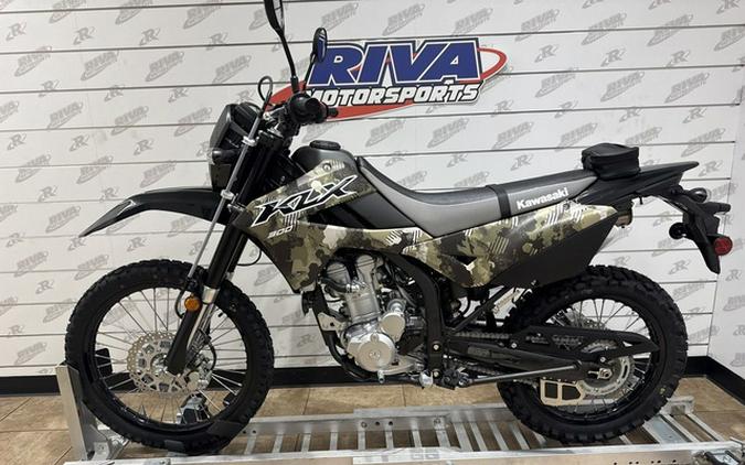 2026 Kawasaki KLX300 Cypher Camo Beige