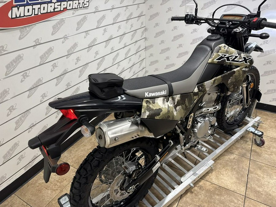 2026 Kawasaki KLX300 Cypher Camo Beige
