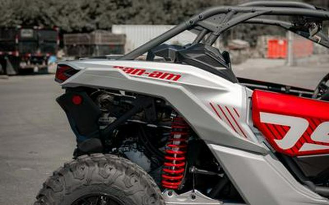 2024 Can-Am® Maverick X3 DS Turbo Fiery Red & Hyper Silver