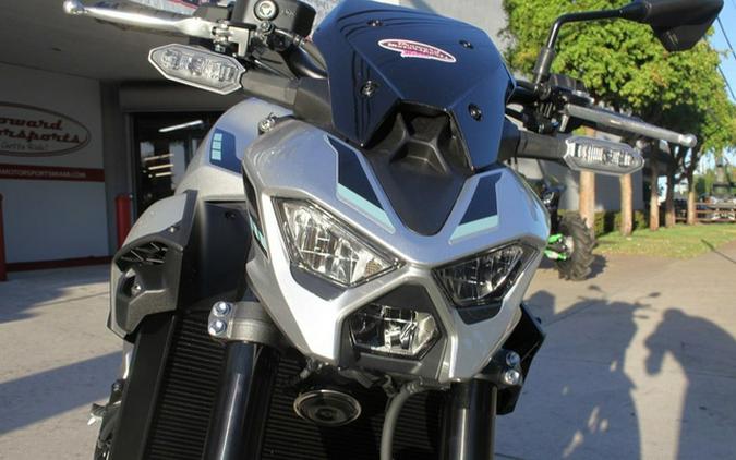 2025 Kawasaki Z900 ABS Galaxy Silver/Metallic Spark Black
