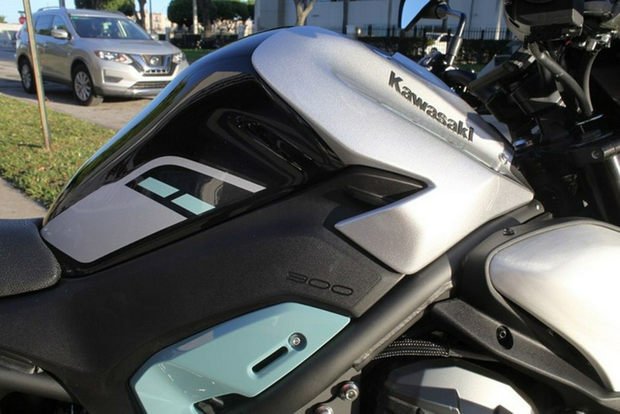 2025 Kawasaki Z900 ABS Galaxy Silver/Metallic Spark Black