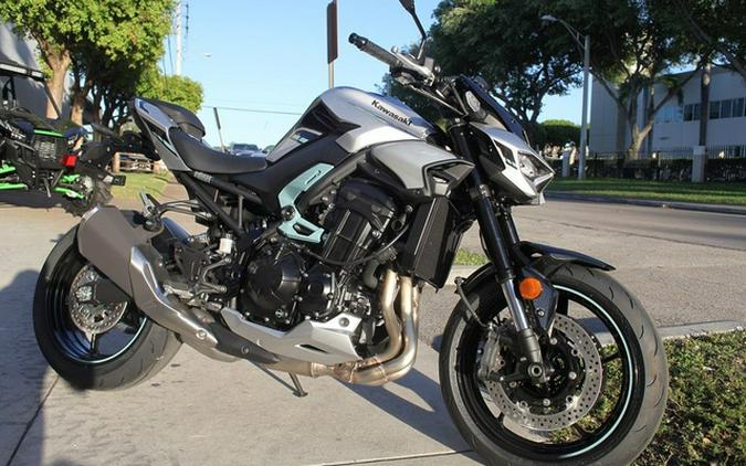 2025 Kawasaki Z900 ABS Galaxy Silver/Metallic Spark Black