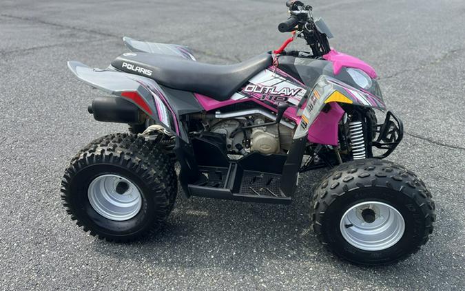 2023 Polaris OUTLAW 110 EFI - AVALANCHE GRAY / LIME