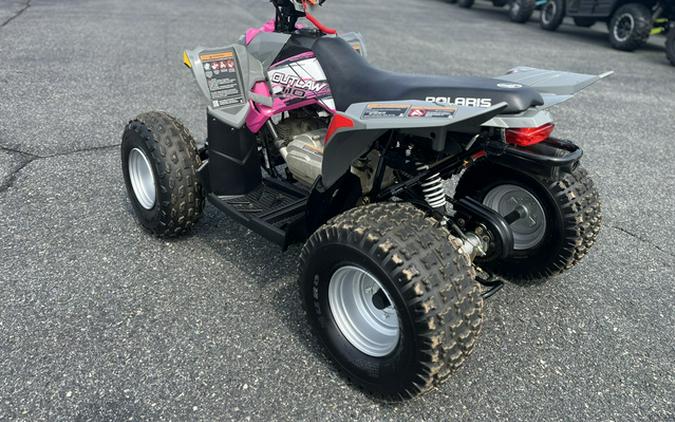 2023 Polaris OUTLAW 110 EFI - AVALANCHE GRAY / LIME