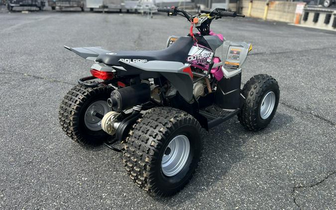 2023 Polaris OUTLAW 110 EFI - AVALANCHE GRAY / LIME