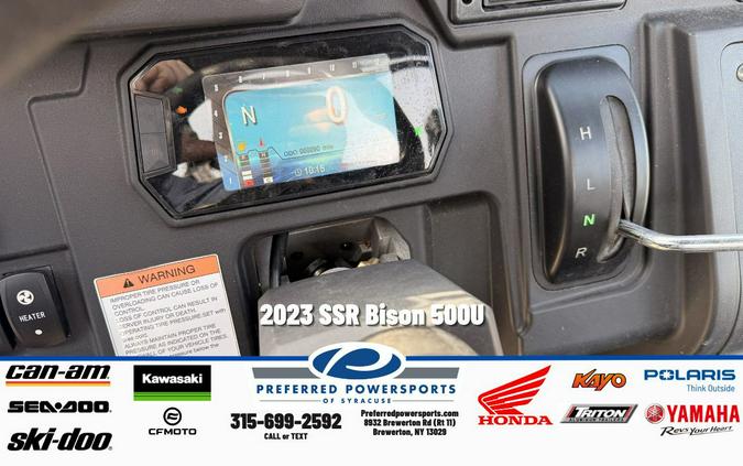 2023 SSR Bison 500U 4x4 Blue - SSR Motorsports