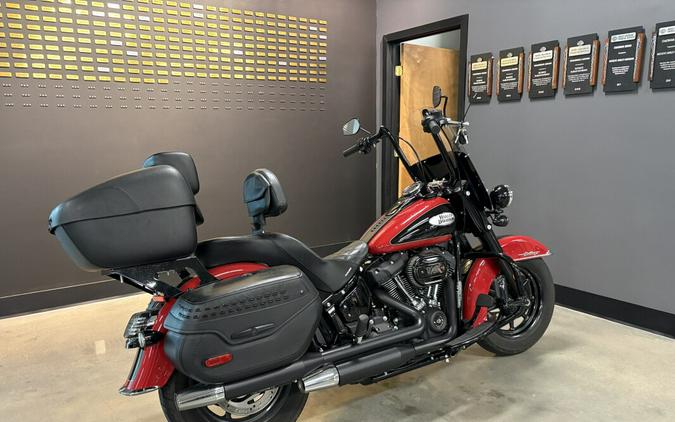 2022 Harley-Davidson® Heritage Classic 114 Redline Red/Vivid Black (Black Finish w/Laced Wheels)