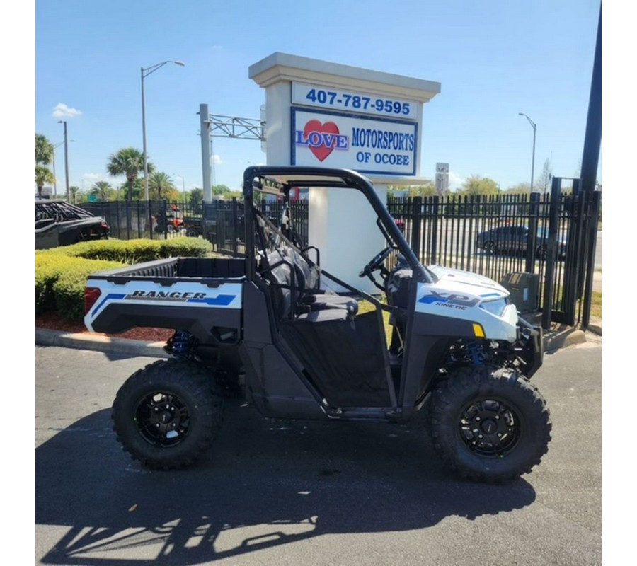 2024 Polaris® RANGER XP KINETIC PREMIUM - ICY WHITE PEARL