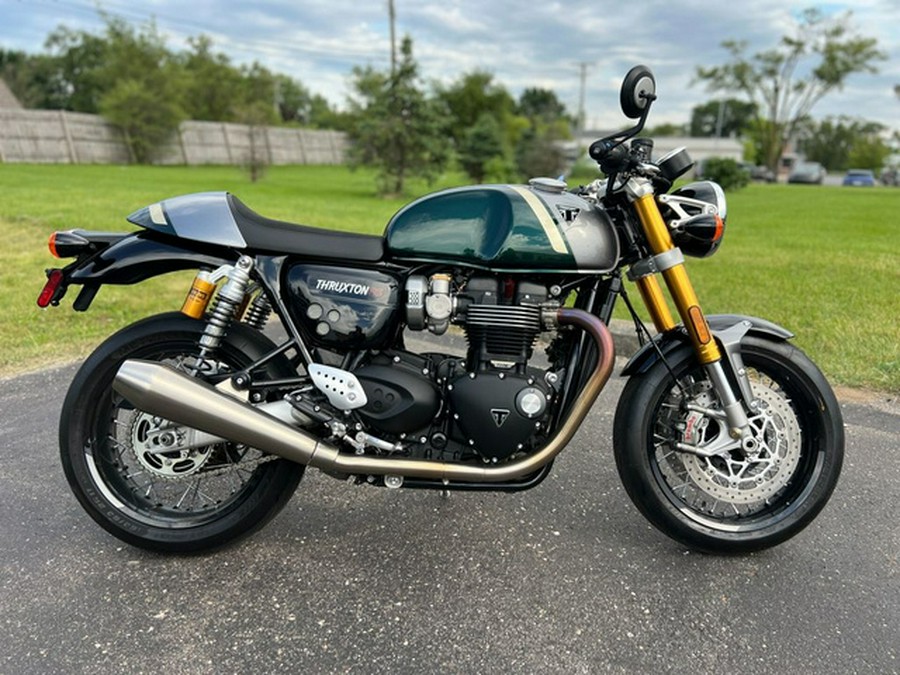 2023 Triumph Thruxton RS Competition Green / Silver Ice RS