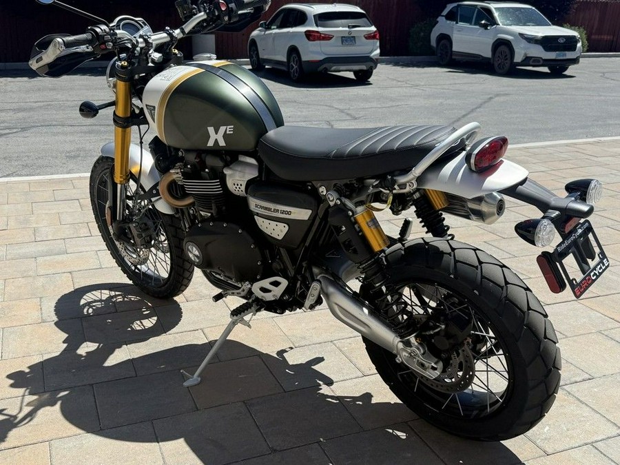 2026 Triumph Scrambler 1200 XE Matte khaki green