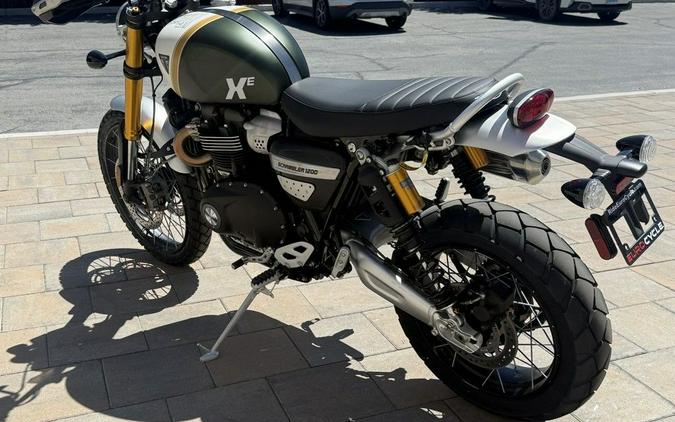2026 Triumph Scrambler 1200 XE Matte khaki green