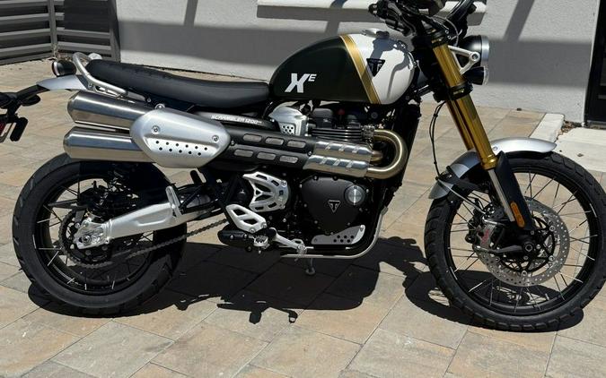 2026 Triumph Scrambler 1200 XE Matte khaki green